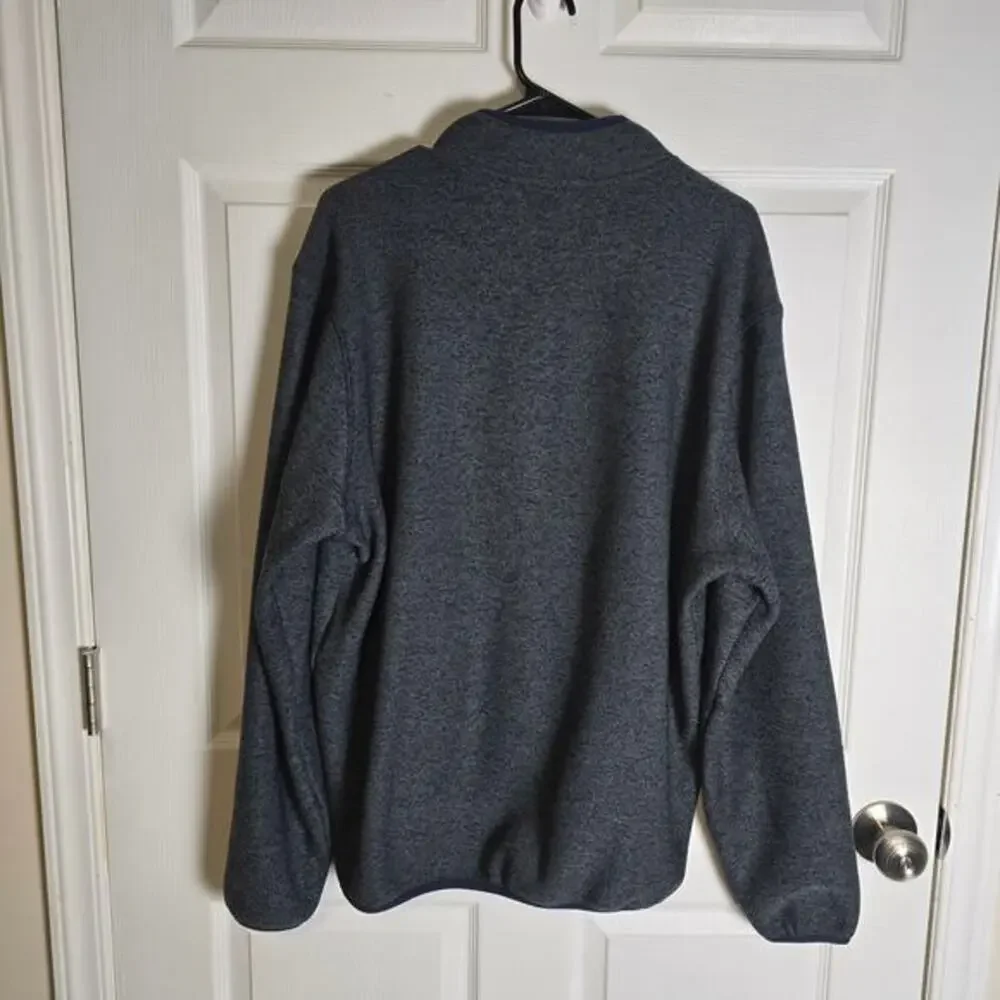 Eddie‎ Bauer Pullover-Gray/Blue-Men's L